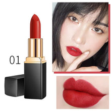 Load image into Gallery viewer, Brand New Makeup Red Lips Matte Velvet Lipstick Pencil Cosmetic Long Lasting Lip Gloss Tint Pigment Make Up Nude Brown Color
