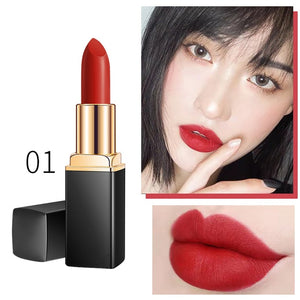 Brand New Makeup Red Lips Matte Velvet Lipstick Pencil Cosmetic Long Lasting Lip Gloss Tint Pigment Make Up Nude Brown Color