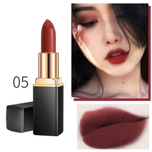 Load image into Gallery viewer, Brand New Makeup Red Lips Matte Velvet Lipstick Pencil Cosmetic Long Lasting Lip Gloss Tint Pigment Make Up Nude Brown Color
