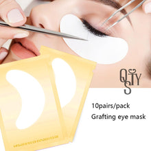 Load image into Gallery viewer, 10pairs/pack New Paper Patches Eyelash Under Eye Pads Lash Eyelash Extension Paper Patches Eye Tips Sticker Wraps Make Up Tools
