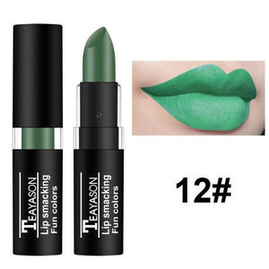 TEAYASON 12 color Lipstick Make Up Waterproof Lasting Sexy Red Lipstick Nude Matte Lipstick Makeup Cosmetics maquillaje mujer